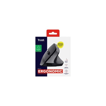 Trust Bayo II Optical Mouse Black - Precision Performance for Enhanced Productivity